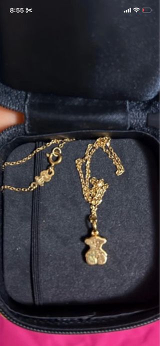 Colgante Tous Oso Oro