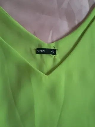 Blusa verde limón ONLY