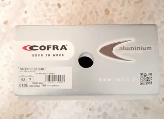 Zapatos de seguridad Cofra Monti negros/verdes