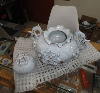 Sopera porcelana italiana Capodimonte