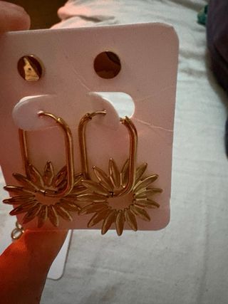 Set orecchini primavera color oro