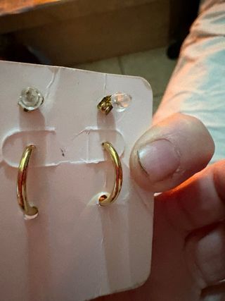 Set orecchini primavera color oro