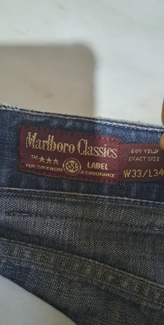 Jeans Marlboro Classics Blu