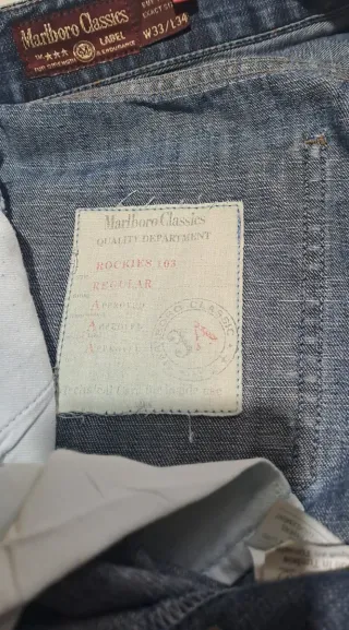 Jeans Marlboro Classics Blu