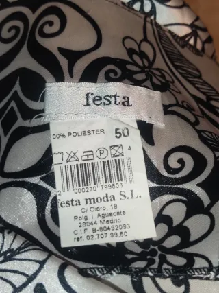 Falda estampada floral