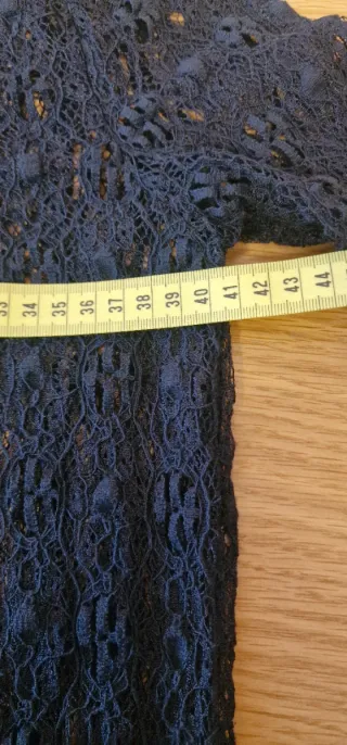 Chaqueta de encaje negra