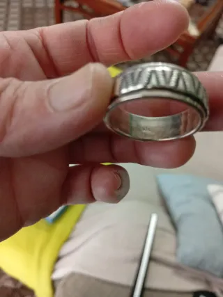 Anillo Caballero Plata Talla 29