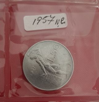Moneta 50 Lire 1957 Vulcano N.C