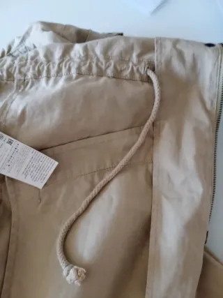 Parka Benetton Talla T.XS Beige