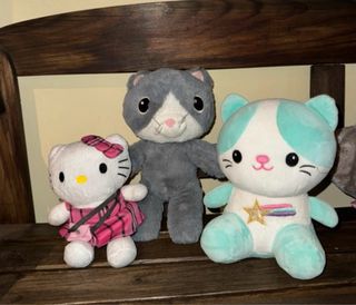 Set 3 Peluches Gatti Hello Kitty