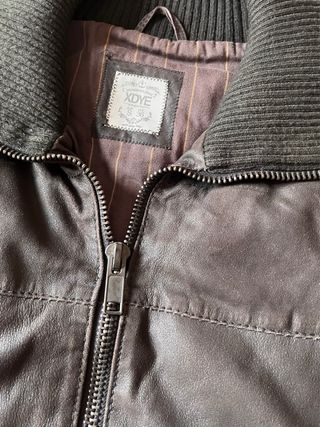 Chaqueta aviador XDYE marrón hombre. Talla S.