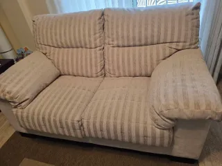Conjunto sofás 2 y 3 plazas beige