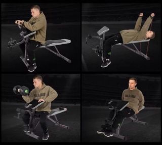 Banco de musculación multifuncional