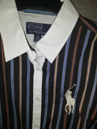 Camisa Polo Ralph Lauren Talla M Rayas