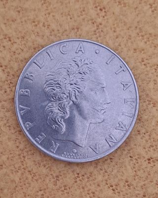 Moneta 50 Lire Vulcano 1961