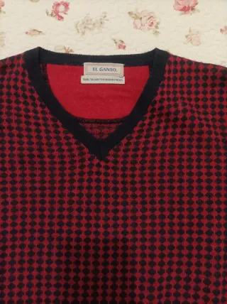 Jersey El Ganso Rojo y Negro