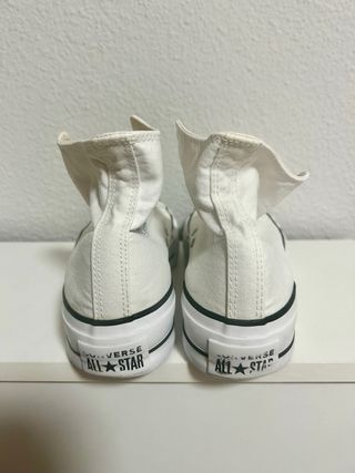 Zapatillas Converse plataforma blancas