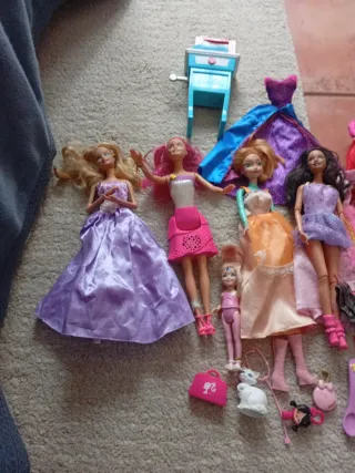 Conjunto di Bambole Barbie e Accessori