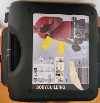 Kit Pesas 20KG Bodybuilding Maletín