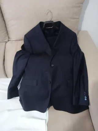 Traje de chaqueta azul