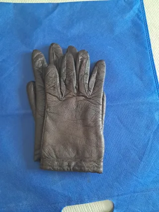 Lote guantes  piel  señora,no tienen marca obligan
