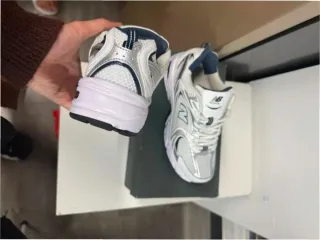 New Balance 530 Talla 37 Plata Azul