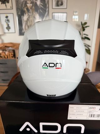 Casco Moto ADN Stelvio Blanco Talla M