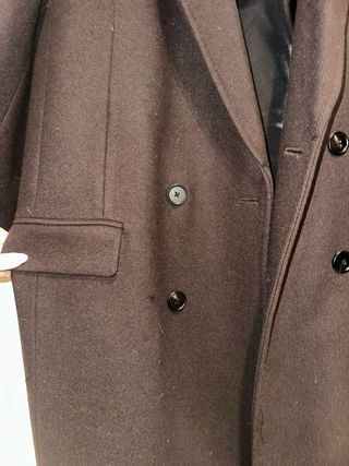 Abrigo largo Zara marrón nuevo