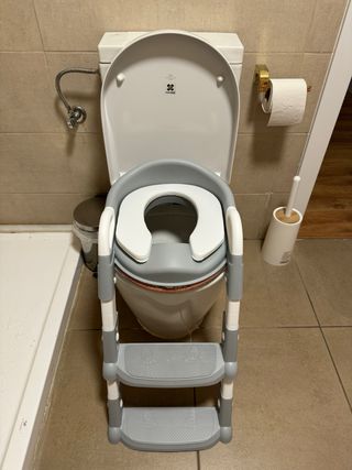 Reductor WC infantil con escalera