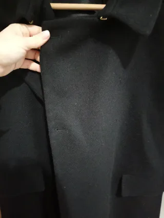 Abrigo Zara Lana Negro