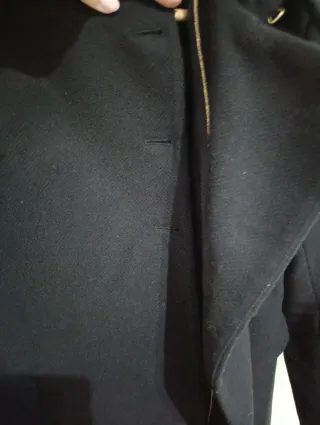 Abrigo Zara Lana Negro