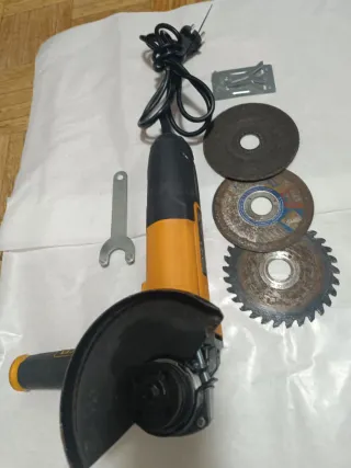 Radial eléctrica con discos y llave