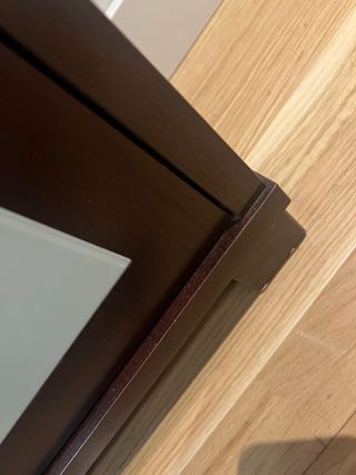 Zapatero Wengue y Cristal