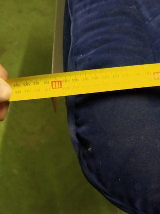 Materassino gonfiabile ad aria o acqua color blu