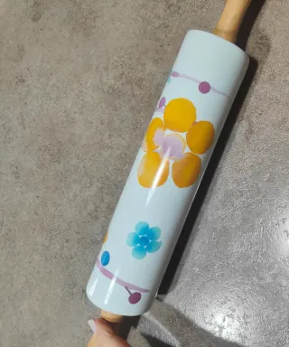 Matterello Thun Ceramica e Legno Fiori