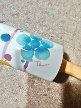 Matterello Thun Ceramica e Legno Fiori