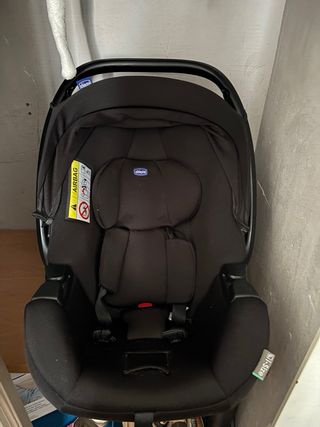 Silla de coche negra