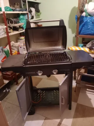 Barbacoa portátil metal negra