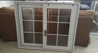 Ventana aluminio blanco climalit negociable