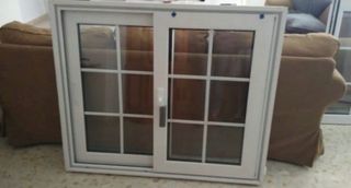 Ventana aluminio blanco climalit negociable