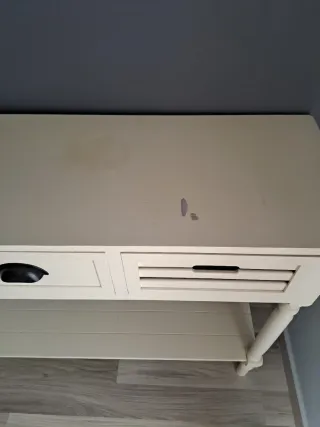 Aparador madera y metal