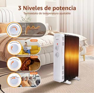 Calefactor AIGOSTAR Bajo Consumo 2300W