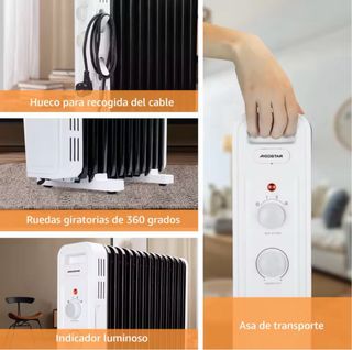 Calefactor AIGOSTAR Bajo Consumo 2300W