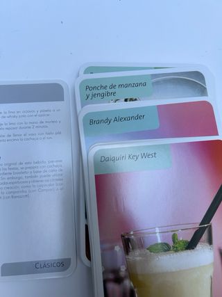 Caja 50 recetas de cócteles