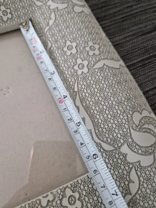 Portafoto Mascagni floreale grigio