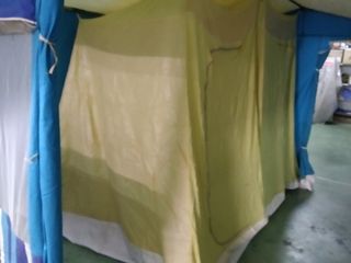 Tienda de campaña vintage tipo chalet