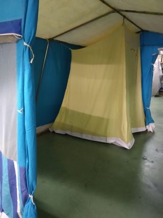 Tienda de campaña vintage tipo chalet