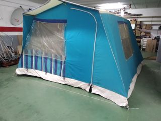 Tienda de campaña vintage tipo chalet