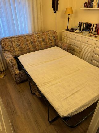 Sofá cama estampado