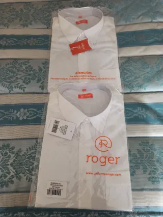 2 Camicie Bianche Roger Taglia L